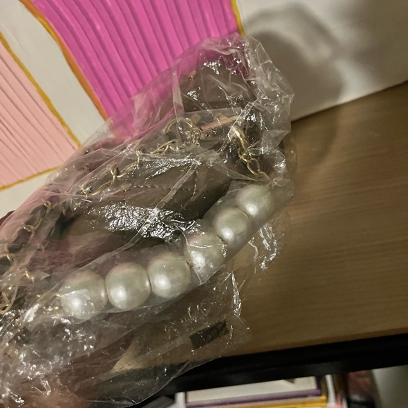 Badgley Mischka Taupe Quilted Crossbody (NWT) - Picture 2 of 3